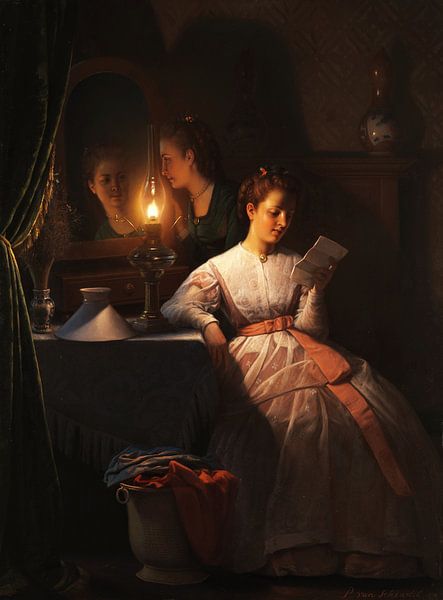 The Love Letter, Petrus van Schendel by Masterful Masters