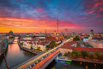 Skyline van Berlijn, Duitsland van Michael Abid