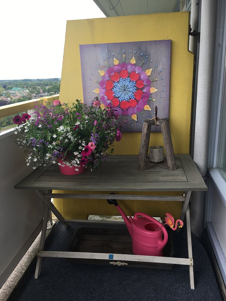 Bloemenmandala Happiness  by   