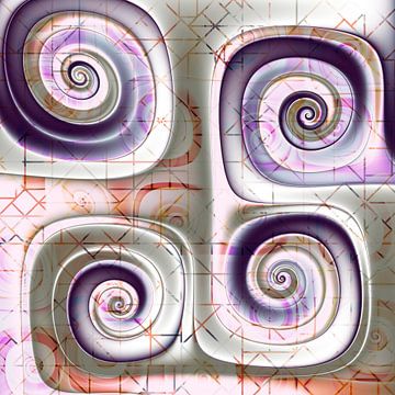 geometrisches Muster 122 von Claudia Gründler