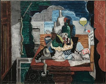 Louis Marcoussis - Nachtcafé (ca. 1923) van Peter Balan