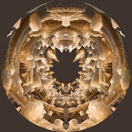 IJssculpturen, Lauwersmeer, taupe, diepte. von Greet ten Have-Bloem