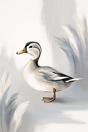 Minimalistisches Entendesign mit Federn von Art & Soul Creations