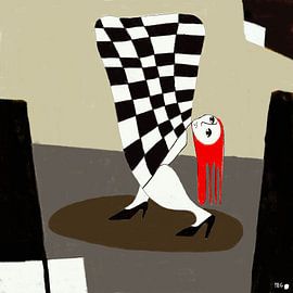 Windy spot. (marilyn monroe) by Martin Groenhout