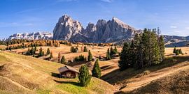 Panoramablick Seiser Alm in Südtirol von Achim Thomae Photography