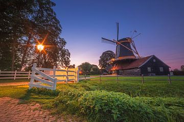 Peel Mill perspective. Indian summer during Blue Hour by Rudolfo Dalamicio