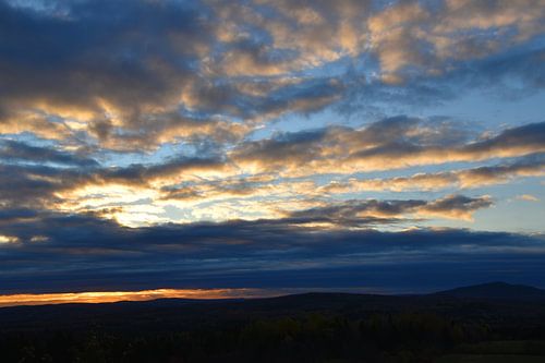 In de dageraad van een herfstochtend
