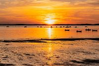 Sunset in Andernos-les-Bains