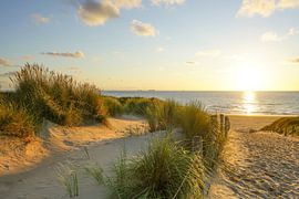 Strand, zee en zon van Dirk van Egmond