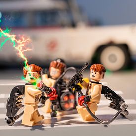Ghostbusters LEGO – Unieke 1x1 Poster! van Erik van 't Hof