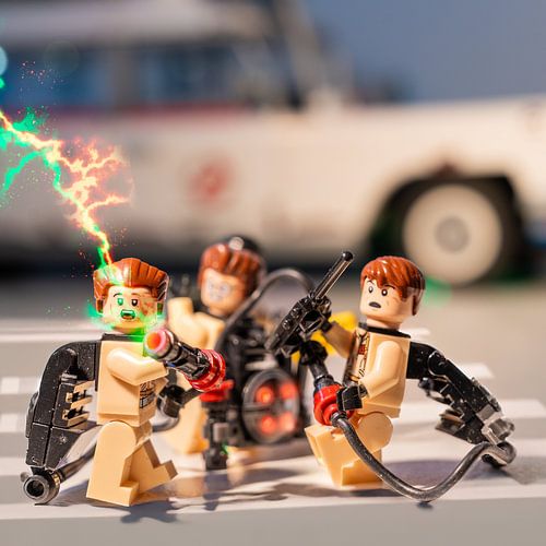 Ghostbusters LEGO Action – Unique 1x1 Poster by Erik van 't Hof