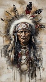 Da Vinci-style Indian by Gelissen Artworks