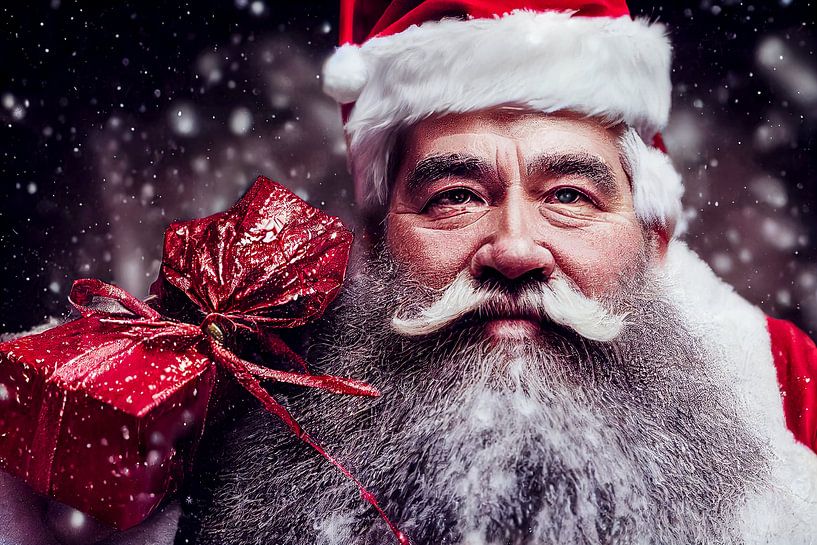 De Kerstman met Giftenillustratie van Animaflora PicsStock