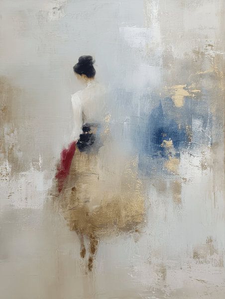 Golden Silence by Japandi Art Studio