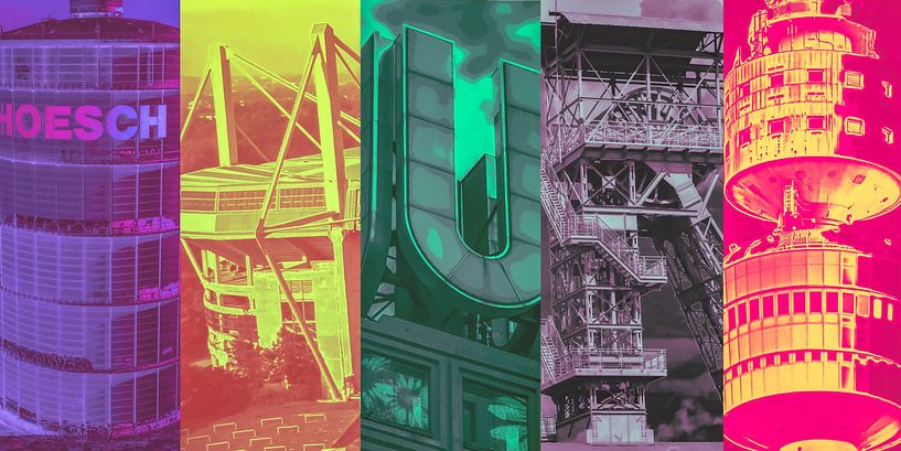 Collage Dortmund von KuLeArt