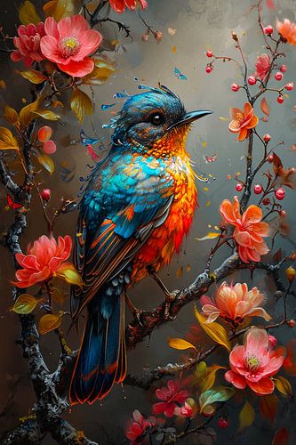 Oiseau coloré