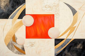 Geometric play with colour and shape by Poster Art Shop