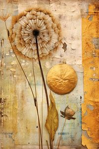 Dandelion dreamscape: Rustieke abstracties in het palet van de natuur van Floral Abstractions