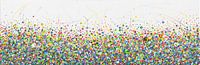 Fiesta - peinture panoramique abstraite vibrante
