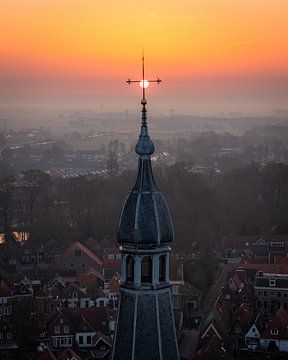Close up church tower hassel