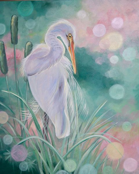 Fantaisie sur l'aigrette par Ineke Zeeuw