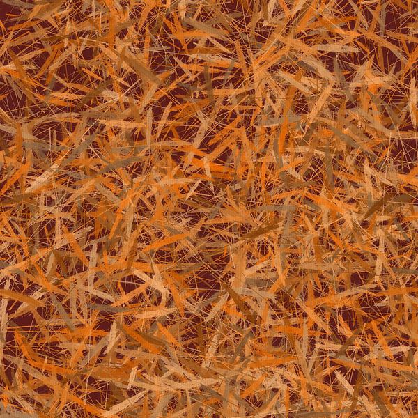 Golden autumn. Autumnal abstract botanical by Dina Dankers