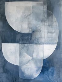 Modern and abstract forms in Japandi style by Japandi Art Studio