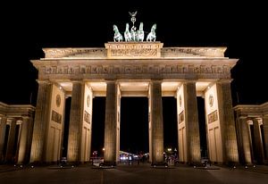 Abendfoto vom Brandenburger Tor