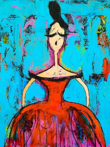 De vrouw met de baljurk