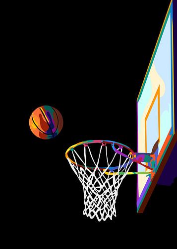 Basketbal in popart