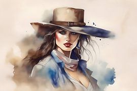 Wild West Cowgirl II van DeVerviersBelgium