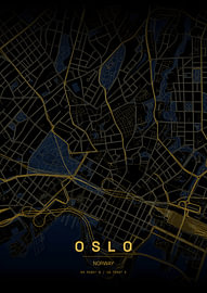 Karte von Oslo von HUGO