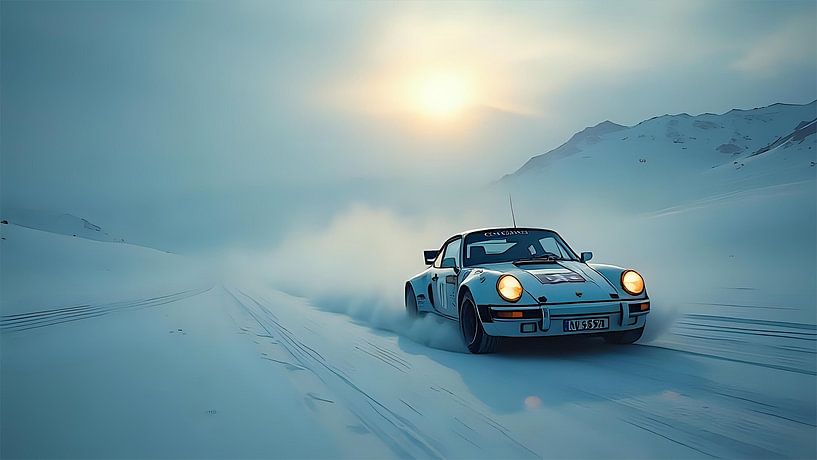 Plaisir de conduire en hiver par Jean Pierre