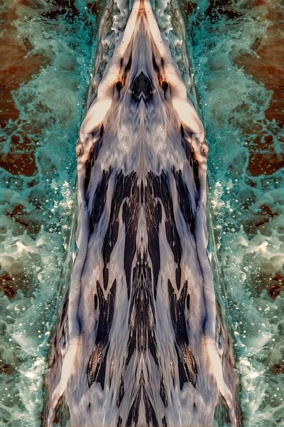 Vagues en mer par Lucas De Beleyr