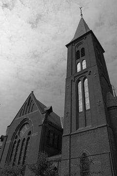 Kerkgevel, Dokkum, Friesland, Nederland van Imladris Images