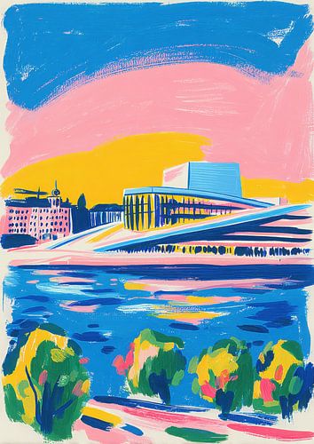 Oslo in Matisse style