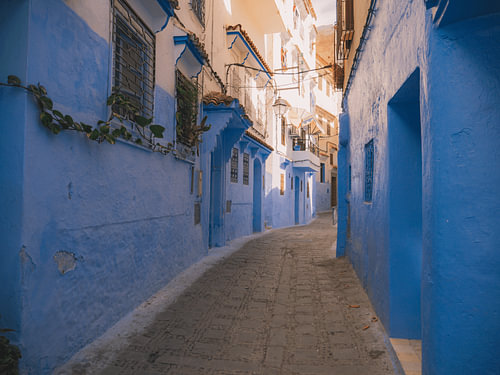 Lange Straße in Chefchaouen