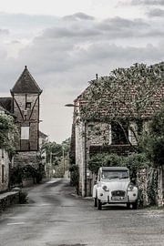 Deux chevaux in Frankrijk van Wybrich Warns