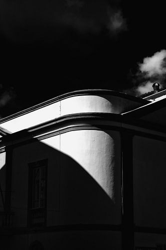 Architectuur schaduw licht spel