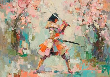 Dynamic samurai in action by Niklas Maximilian