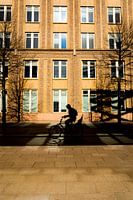 Fietser bij Beatrixkwartier