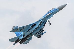 Sukhoi SU-27 der ukrainischen Luftstreitkräfte.