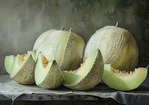 Malerei Melone