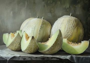 Painting Melon by Blikvanger Schilderijen