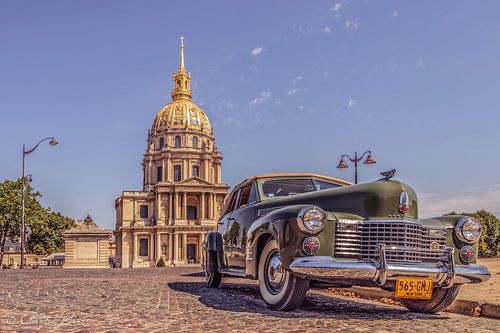 Classic old Cadillac in Paris