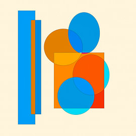 Compositions suprématistes sur Dietmar Meinhardt