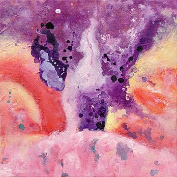 Gentle Eruption, abstract van Maria Meester