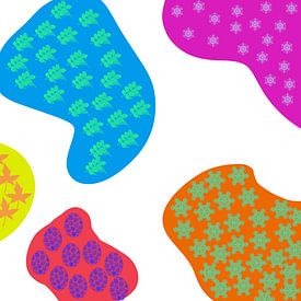 grafische weergave van verschillende feestdagen van Lee Anne Yuan