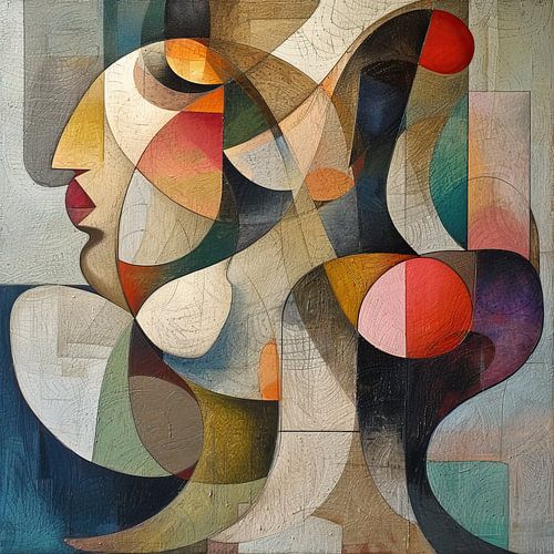 Portrait féminin abstrait