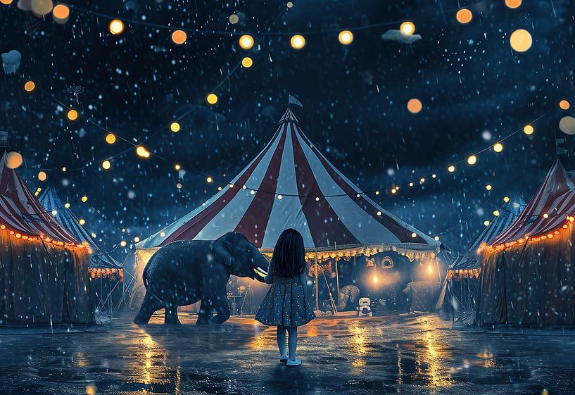 Esthetisch surrealisme van fernlichtsicht